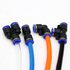 4-16mm Pneumatic Push In Fittings Connectors Air Water Hose Tube Plastic Joiner