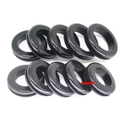 Black Blanking Wiring Grommets Rubber Open Grommet Blind Cable Hole 5mm 6mm-28mm