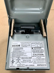 Non Fused 60 amp Electric A/C Disconnect Box 1/2″ Electric Whip, #10 Gauge Wire