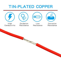 12 Gauge Silicone Wire Kit 10 Color Each 5 Ft Flexible 12 AWG Stranded Tinned…