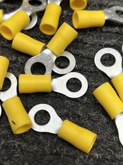 Box of 30 BUCHANAN Insulated Ring Terminal 12-10 AWG