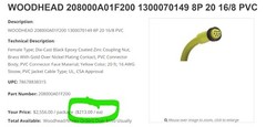 20 ft. 16AWG/8 ST00W 105˚ C 600V Mini-Change B-Size Cord Set (UL) [Z5FL]