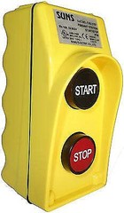 SUNS CSB-275Y UL Listed Yellow Start/Stop Pendant Control Station 9001BW75Y