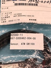 KEYENCE FS2-60 SENSOR LEVEL AMP WATER TRACK, ATM SW1100, 190676