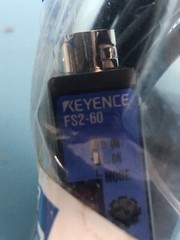 KEYENCE FS2-60 SENSOR LEVEL AMP WATER TRACK, 190333