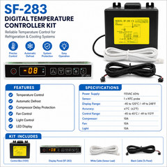 SF-283 Temperature Controller 115VAC for Commercial Refrigerator Cooler