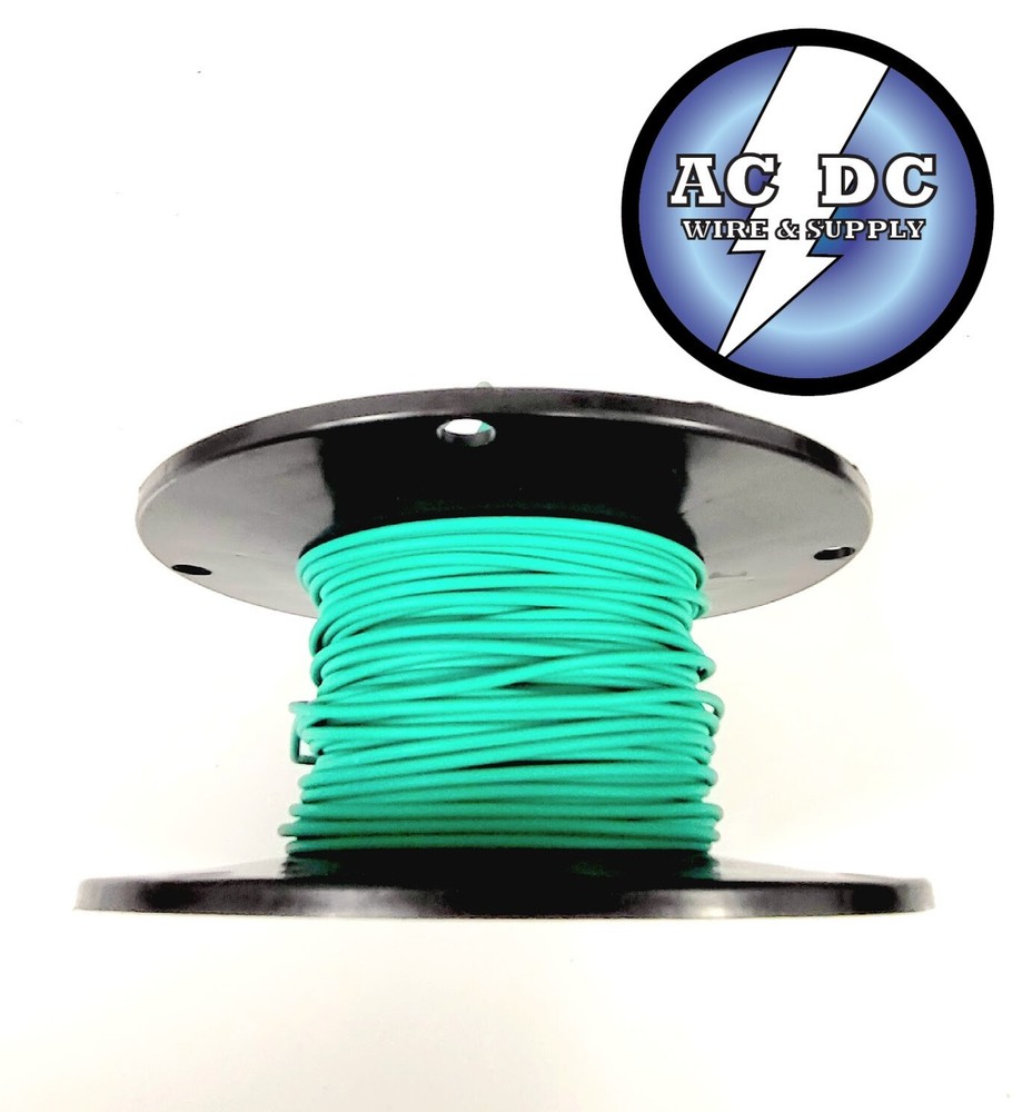 AUTOMOTIVE WIRE 10 AWG HIGH TEMP GXL WIRE GREEN 250 FT ON A SPOOL MADE IN U.S.A