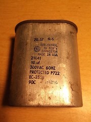 GE Capacitor 21L41 Dielektrol EC-2339 300VAC 60HZ *FREE SHIPPING*