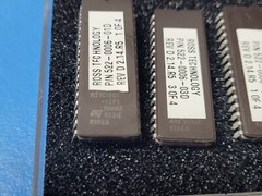 (4 PCS) M27C1001-12F1 EPROM, 128K x 8, 120ns, 32 Pin, Ceramic, DIP