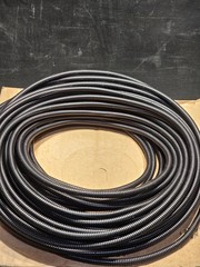 PANDUIT CLT25F-C20 SLIT WALL 1/4″ CORRUGATED TUBING 100′ Ft BLACK WIRE LOOM