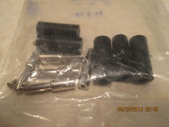 HH Smith-204-103-Banana Plug,15A,Stud,Black (5 PC LOT)