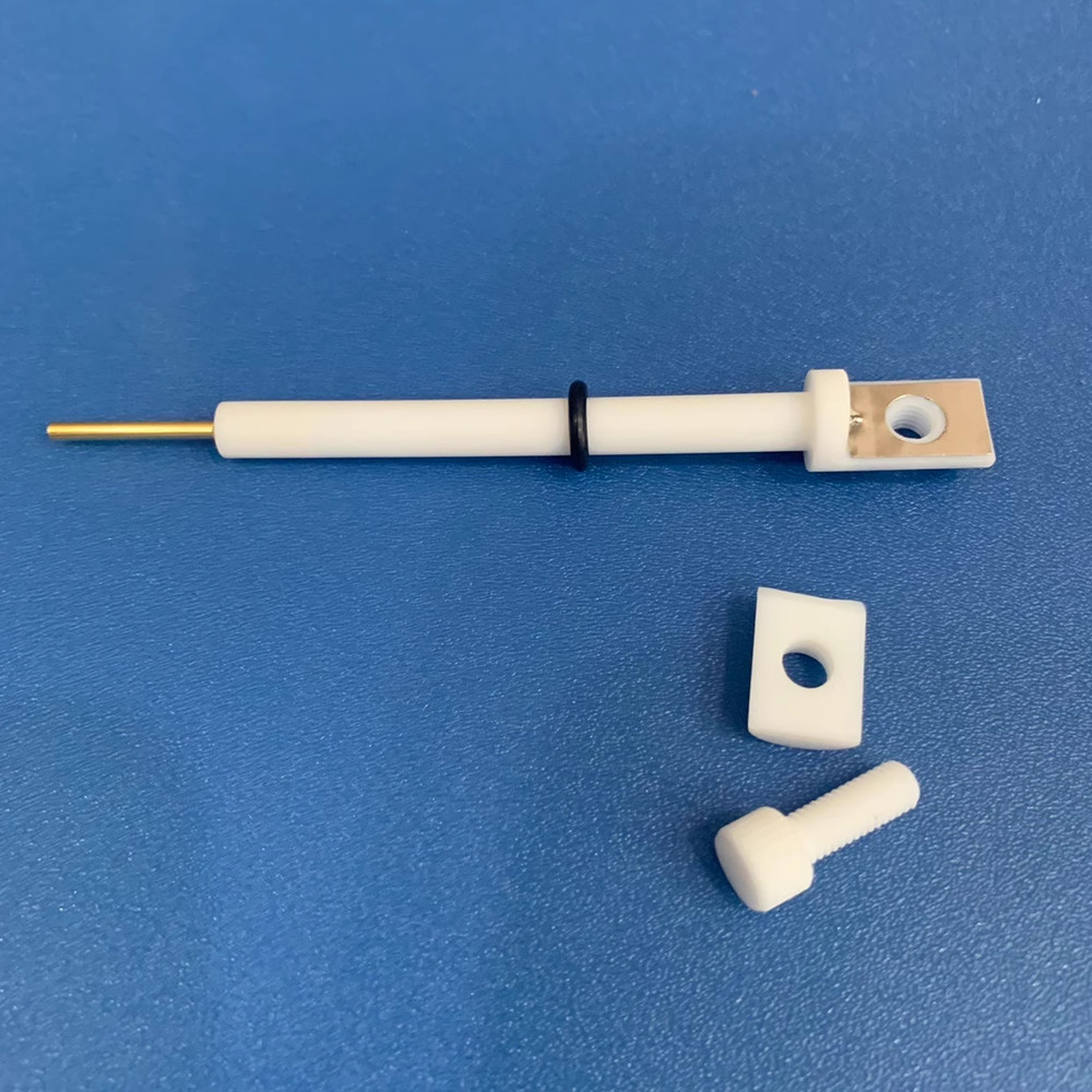 1Pcs Platinum Electrode Clip PTFE Working Electrode holder Purity 99.99 JJ110