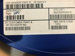Lot of 30 Diodes Incorporated DF1501S-T BRIDGE RECT 1P 100V 1.5A DF-S, New
