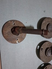 4″ Electrical Box Hanging 1/2″ Pipe Thread Swivel 15 Aligner Vintage SPERO