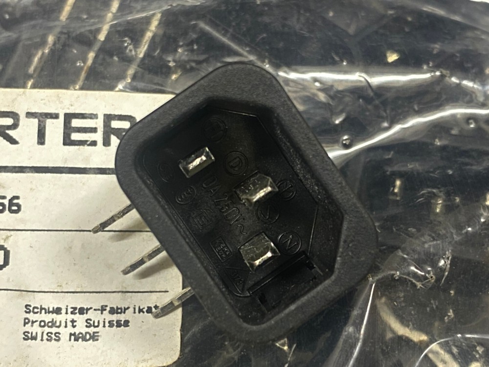 1pcs – SCHURTER 6130.5620 AC Power Entry Module, IEC Appliance Inlet C14