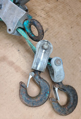 Little Mule Model 300 1,500 3,000 Pound Lineman’s Strap Ratcheting Hoist Double