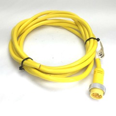 Mencom MIN-8MPX-12 Sensor Cordset, MIN Size, Length: 12′, 8-Pin Male