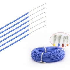 8 ~ 30AWG Silicone Cable Flexible Wire UL 0.08mm Blue RC 2000V HV Wires VW-1
