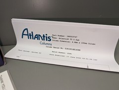 Waters Corp Atlantis T3 Column, 100Å, 5 µm, 4.6 mm X 150 mm 1/pk # 186003747