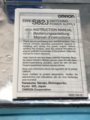 Omron S82J-6112 Power Supply, Disco BDS82J-6112, 200-240VAC, 12VDC, 1A, 147482