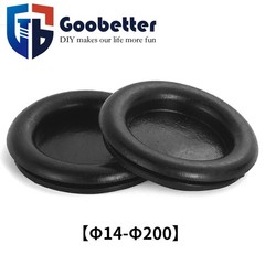 Black 14mm-200mm Rubber Grommet Firewall Hole Plug Electrical Wire Gasket Car Ki
