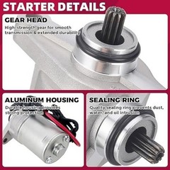 Starter for GY6 49cc 50cc Scooter Moped 139QMB/QMA Chinese Model: GY6 starter