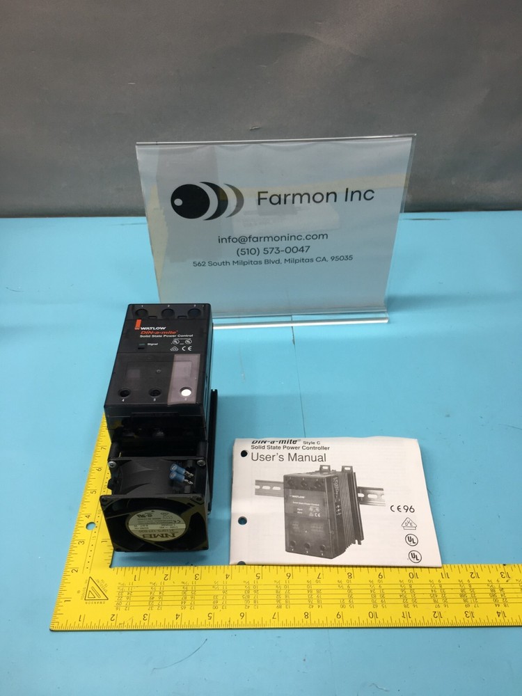 WATLOW DIN-A-MITE SOLID STATE POWER CONTROL + MINEBEA NMB 3115FS-12T-B30, 136446
