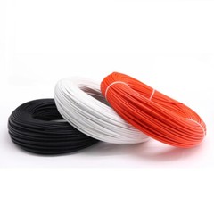 0.3mm²-6mm² High Temp 250℃ Braided Fiber Glass Silicone Wire Tinned Copper Cable