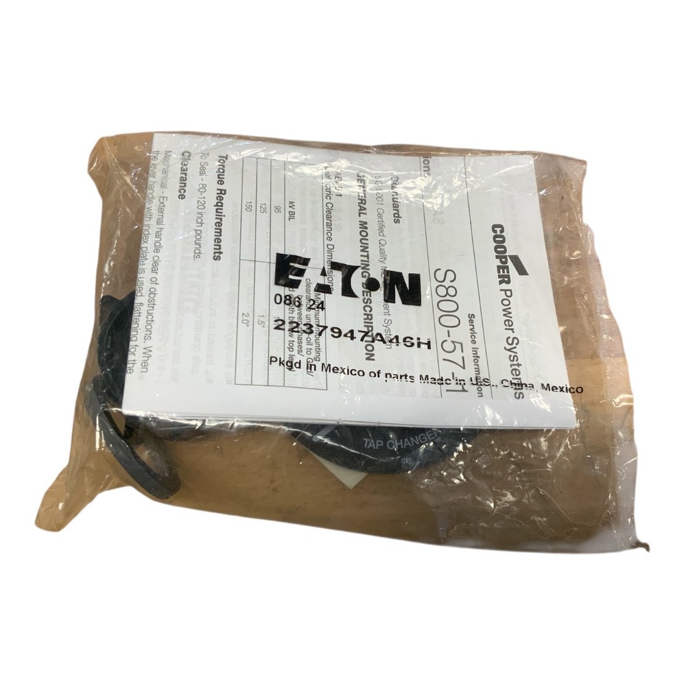 Eaton Cooper Power series cap wrench hardware kit, 100A 2237947A46H
