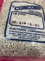 Concord Electronics (10k Count) 10-216-2-01 NON-INSULATED DOUBLE TURRET TERMINAL