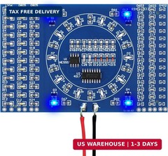SMD Soldering Practice Kit – Build a LED Light Rotating Display | DIY Electronic