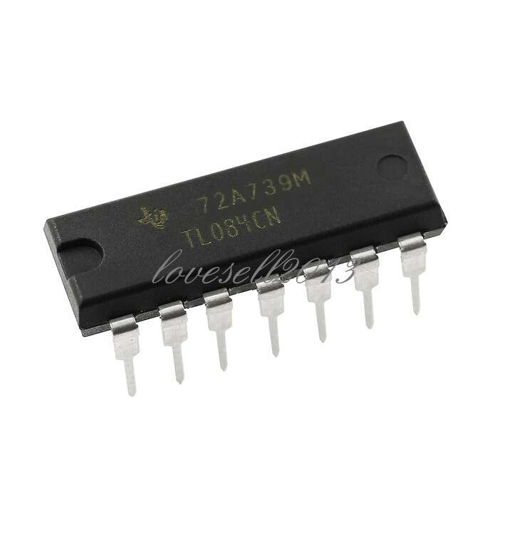 10PCS IC TL084 TL084CN ST OPAMP JFET 3MHZ QUAD 14DIP NEW