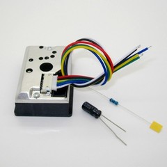 1PCS PM2.5 GP2Y1014AU0F Dust Smoke Particle Sensor Module CA