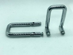 2x Soviet USSR Nikel Carrying swivel handle for various appliances (60mm x 30mm)