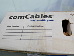 ComCables 1000ft 18AWG 4 conductor Solid FPLR ( red jacket ) Cable unshielded