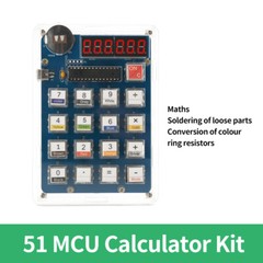 LED Display Calculator Making Electronic Kit MCU DIY Soldering Practice Project
