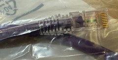 Commscope UNC10G-VL-3F Modular Patch Cord Cable Purple Violet 3′ Foot U/UTP