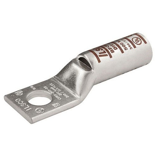 Ilsco CLWS-2/0-38, 2/0 AWG, 3/8″ Stud, Long Barrel, Copper, 1-Hole Lug, 1 pc