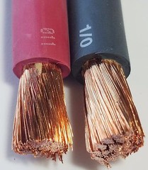 1/0 AWG 0 Gauge Copper Battery Cable, Car, Truck, RV, Solar – Custom Made 6″