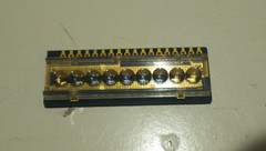 Rare 7 segment 6-Digit LED Bubble Display National Semiconductor NSA 1166 Gold