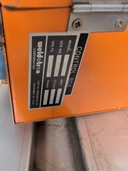 WELDOTRON SAFE-T-LITE CONTROL BOX 8221B W/ PROJECTOR AND RECEIVER SAFETY LIGHTS