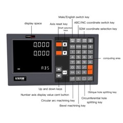 YHSINO YH200 2 axis 3 axis Digital Display DRO Milling Lathe Grinder Machines