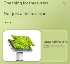 Portable 1000X Magnification Optical Microscope 4.5-inch TFT Colour Screen
