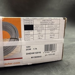 Ditra Heat Cable- Dhehk12016 – Schluter (120 V)