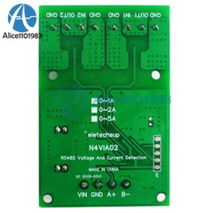 RS485 0~1A 0~30V Current Voltage Collector Voltage Signal Acquisition MODBUS RTU