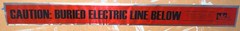 100′ of Detectable Direct Burial Marking Tape Warning Ribbon For Electric Wires