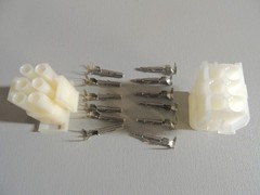 2 pks 6 Pins Male Female DOWPAK B5103- .084 Molex Type Power Connectors