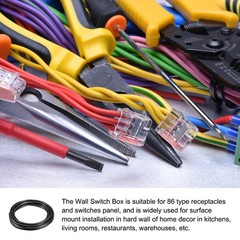 RVV Wire Cable 4 Conductor PVC Coated Copper 20AWG 16.4Ft 0.5x4mm² Black