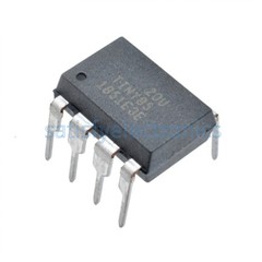5PCS ATTINY85-20PU IC MCU 8BIT 8KB FLASH 8DIP Top