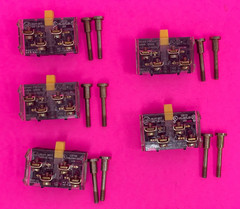 Allen-Bradley 800T-XA Series D Shallow Contact Block 1NO/1NC 600VAC [Lot of 5]
